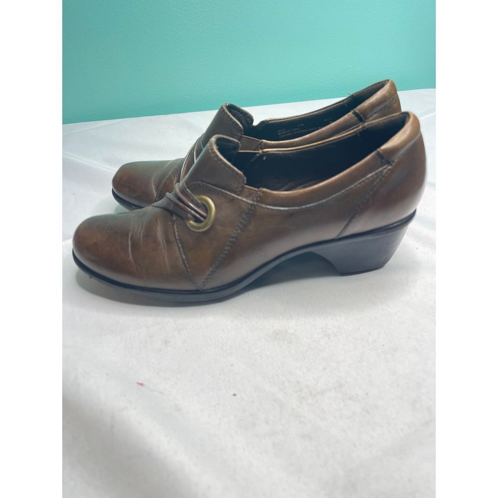 Clark Leather Casual brown  Shoes S-188‎ - Picture 4 of 9